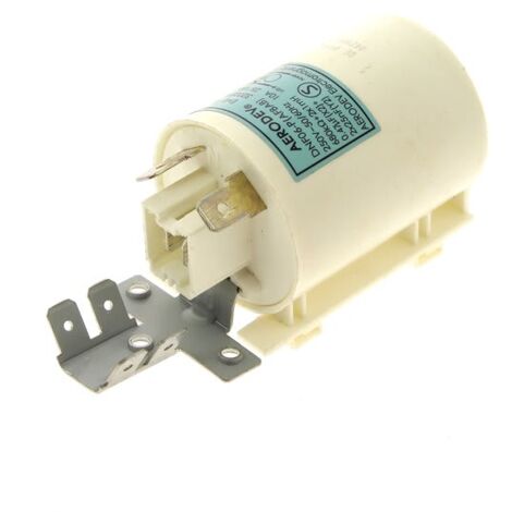 Filtre anti-parasite 0.47uF 10A pour lave-linge AYA, Bellavita, Daewoo, FAR, Proline, Essentiel B, Westwood, Surfline - 32005983