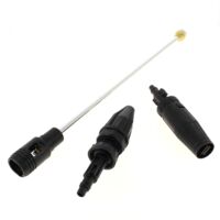 Lance avec buse jet plat et rotabuse – Accessoire pour nettoyeur haute pression – Compatible avec modèles Mac Allister
