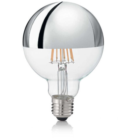 Ampoule Led E27 Calotte Argent 8w Diam. 9.5 Cm