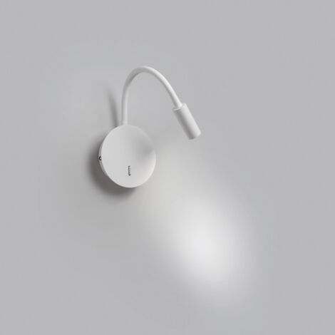 Applique de chevet led avec interrupteur Fonti blanc mat (1/3)