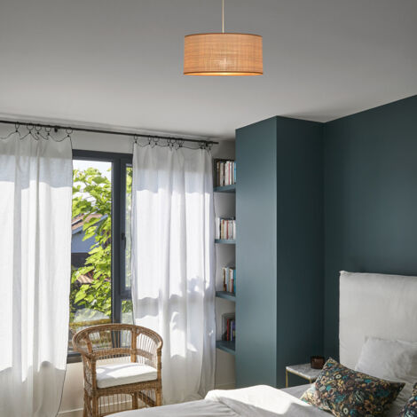 Suspension raphia et caramel Faulin (1/4)