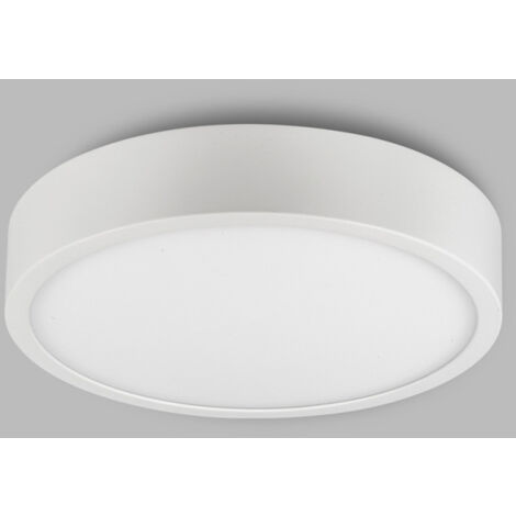 Plafonnier led rond blanc Saona Diam 30 (1/3)