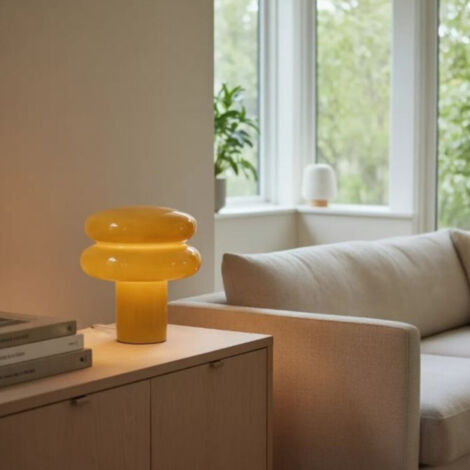 Pied de lampe en terre cuite - marron Pied de lampe en terre cuite - marron