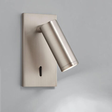 Applique liseuse led encastrable nickel mat Asias (1/3)