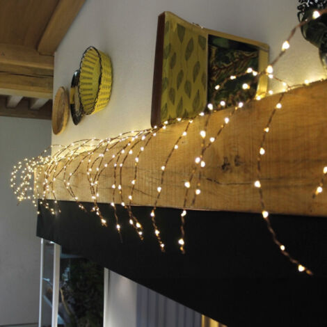 Guirlande Lumineuse Deco 18m Micro Led Blanc Chaud Et Flash (1/3)