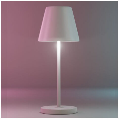 Lampe Nomade Luce Tactile D'extérieur Métal Blanc (1/3)