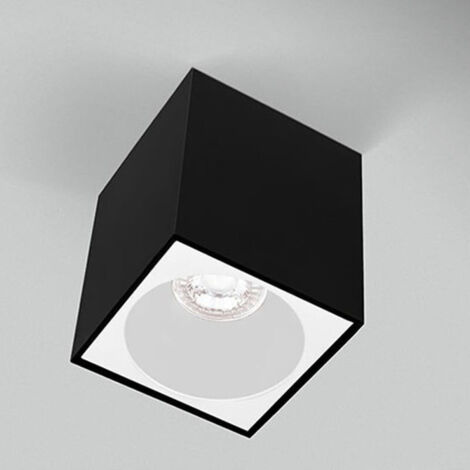 Spot Essentiel Cube Noir Intérieur Blanc (1/3)