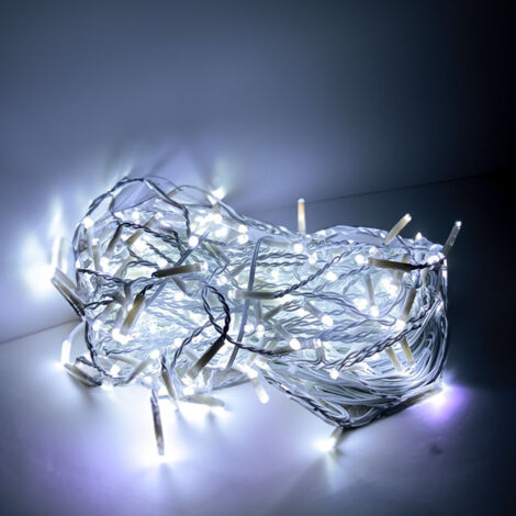 Guirlande Stalactite 16m Blanc Pur
