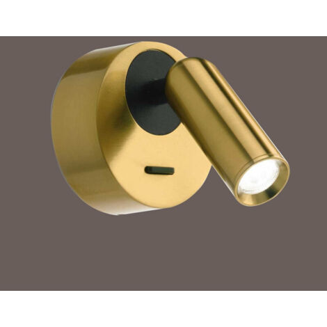 Applique De Chevet doré Led Orientable Anne (1/3)