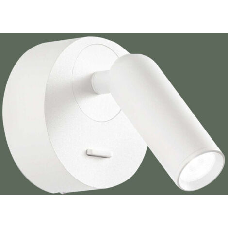 Applique De Chevet Blanche Led Orientable Anne (1/4)