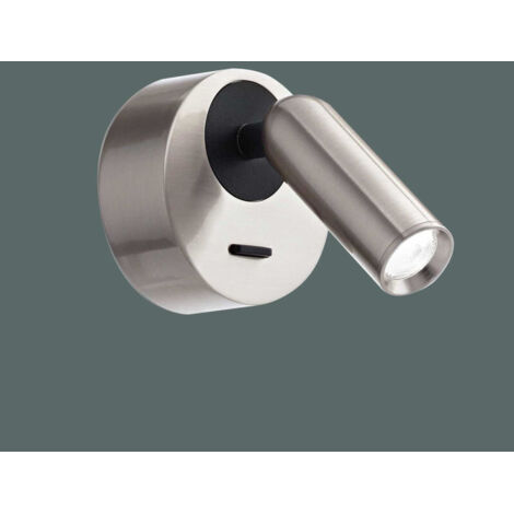 Applique De Chevet Nickel Led Orientable Anne (1/3)