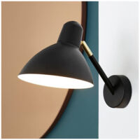 Applique métal noir e14