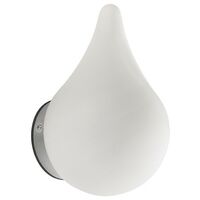 Applique Salle de Bain LED Classe 2 blanche Perle de Pluie - Blanc