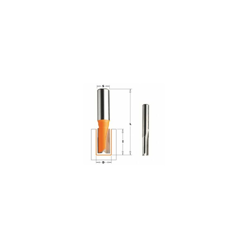 CMT 712.080.11 Fraise à Défoncer Avec Coupe Droite 8mm, Tige 6 Mm