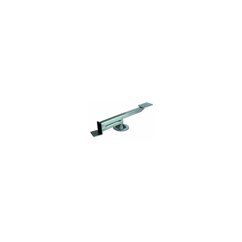 Lève-porte Actionné Au Pied - Capacité 100 Kg - Plaque Rotative 360° - En Acier - Pour Portes Et Meubles Lourds