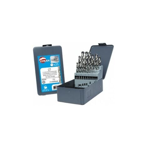 Leman: Coffret 19 forets métaux meulés