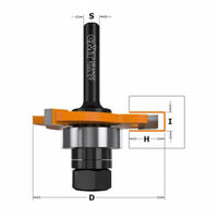 CMT  : Fraise carbure à rainer 3 mm - queue 8 mm