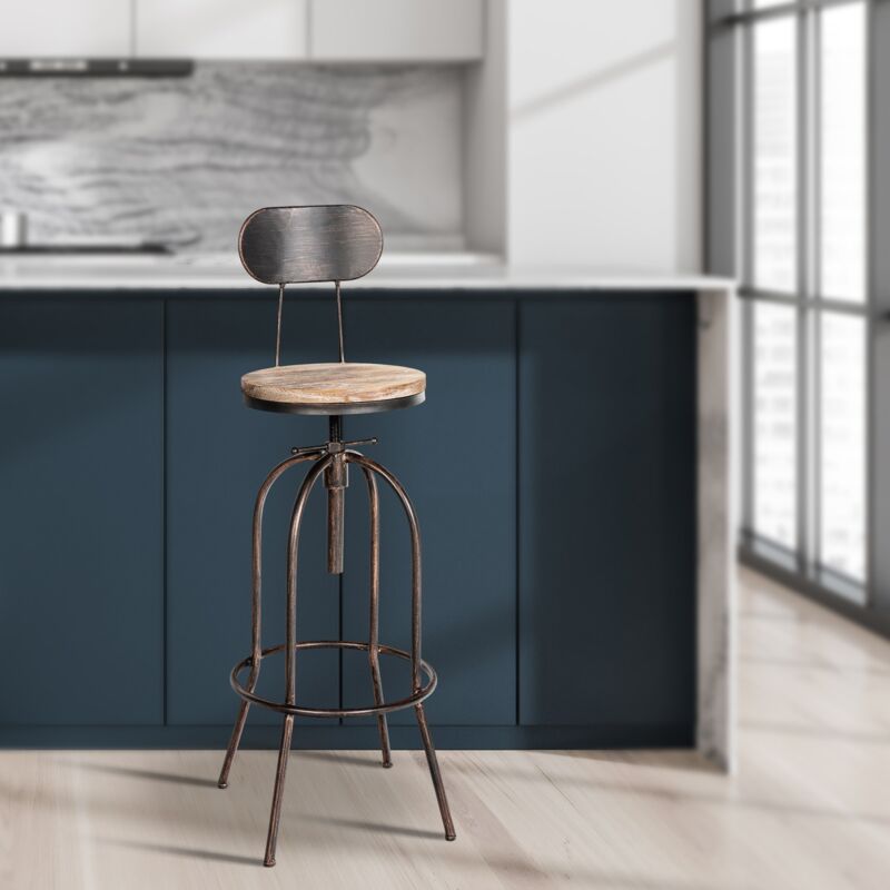 Barhocker Pino Holz Thekenhocker Tresenhocker Hocker Barstuhl höhenverstellbar Barhocker Pino Holz Thekenhocker Tresenhocker Hocker Barstuhl höhenverstellbar