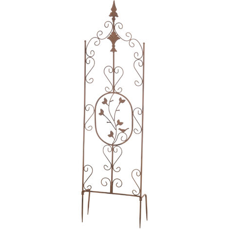 Pflanzen Rankgitter Burgus, 120 x 35 cm antik braun