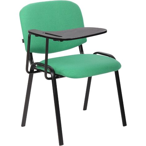 Stuhl Ken mit Klapptisch Stoff grün