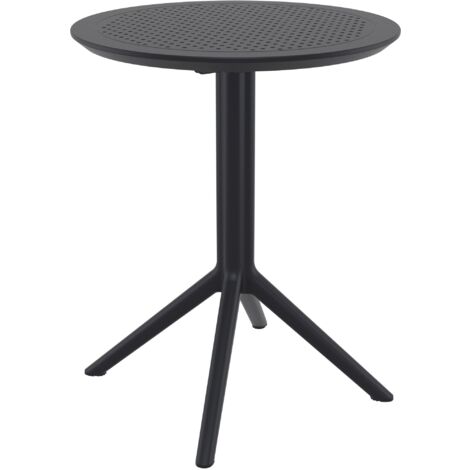 Klapptisch Sky schwarz rund