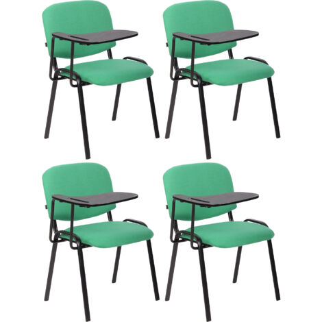 4er Set Stuhl Ken mit Klapptisch Stoff grün (1/5)