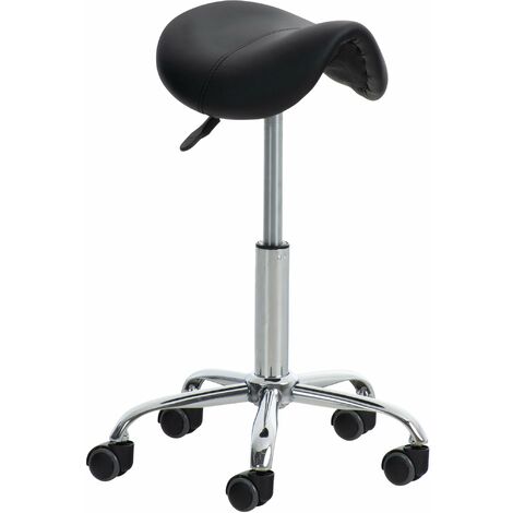 Arbeitshocker Reno Kunstleder schwarz (1/5)