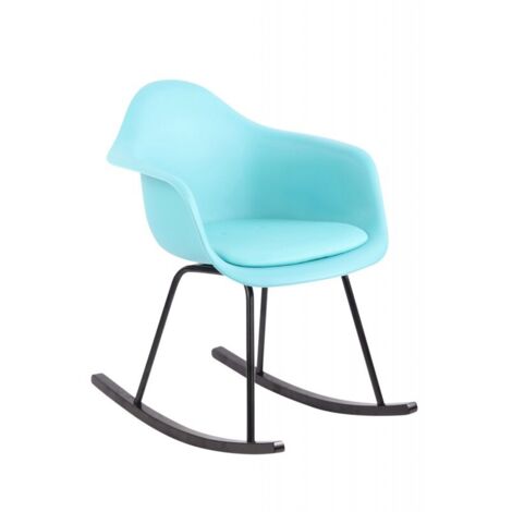Schaukelstuhl Merry Kunststoff-blau