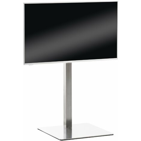 TV Standfuß eckig edelstahl (1/5)