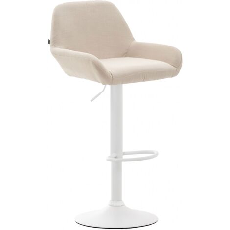 Barhocker Braga Stoff creme weiß (1/5)