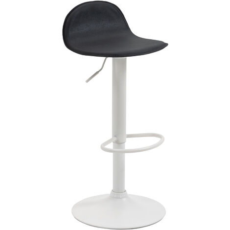 Barhocker Lana V2 Kunstleder schwarz weiß (1/5)