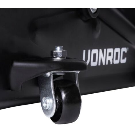 [JAMAIS UTILISÉ] VONROC Cric Hydraulique VONROC 2000 kg Max. - Plage de 13,5 à 33 cm - Idéal pour Soulever Voiture, Changement Pneu, Roues Pivotantes, Soupape Sécurité, Longue Poignée de Levage Voitur