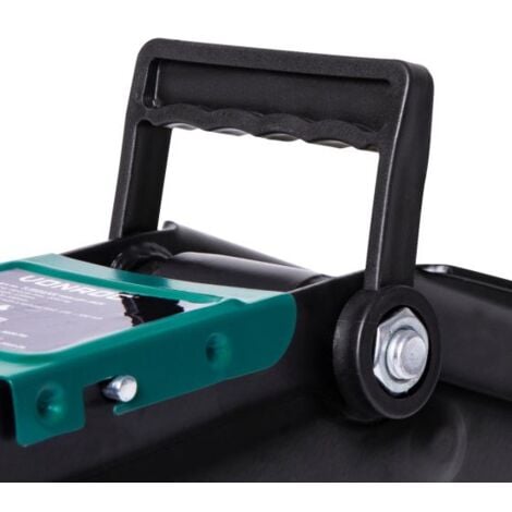 [JAMAIS UTILISÉ] VONROC Cric Hydraulique VONROC 2000 kg Max. - Plage de 13,5 à 33 cm - Idéal pour Soulever Voiture, Changement Pneu, Roues Pivotantes, Soupape Sécurité, Longue Poignée de Levage Voitur