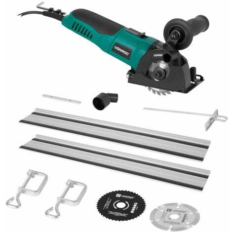 Vonroc Vonroc Mini Scie Circulaire Plongeante W Mm Rail De