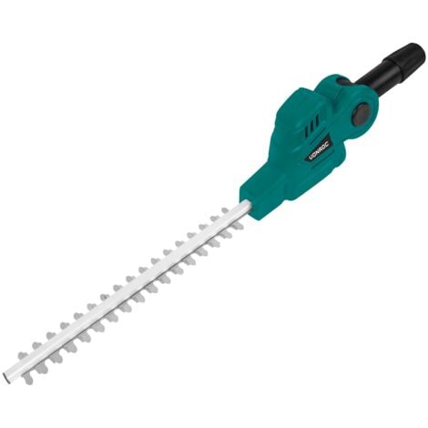 Taille-haie télescopique 20V VONROC (sans batterie, ni chargeur rapide) - Lame inclinable - Perche extensible (200-260 cm)
