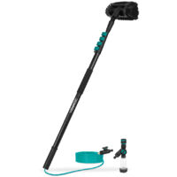 Set De Nettoyage : Brosse Télescopique 1.80m + Adoucisseur D'eau Portable - Pour Voiture Et Surfaces