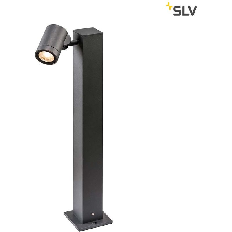 SLV Helia Single Pole LED Außen-Stehleuchte Anthrazit IP55 | Sockelleuchten