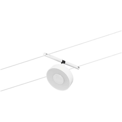 CorDuo LED Seilsystem Circle Einzelspot Weiß-Matt, Chrom