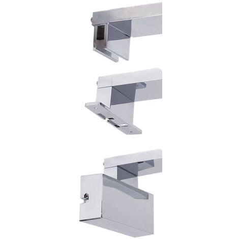 TESSA - Applique IP44 Vol.2, LED intég. 6,2W 4000K 430lm, alu chromé