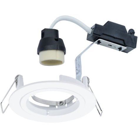 SPEED 50 R 230 - Encastre GU10, rond, fixe, blanc, lampe non incl.