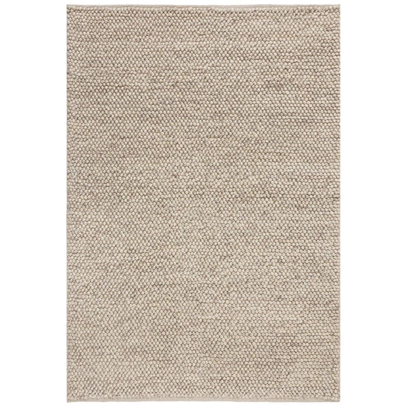 Tapis salon 120x170 cm Rectangulaire JUTE ART Beige Salon adapté au  chauffage par le sol