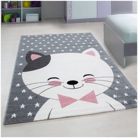 Tapis rectangle pour enfant en polypropylène Wiku Rose 80x150 (1/5)