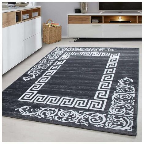 Tapis baroque pour salon en polypropylène Aftas Gris 200x290 (1/5)