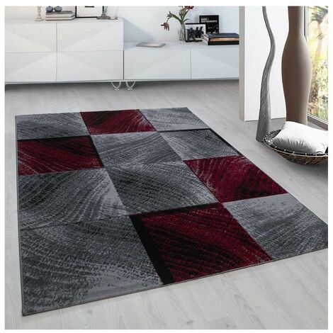 Tapis moderne graphique intérieur Volos Rouge 80x300 (1/5)