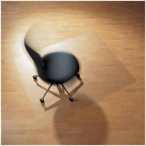 Tapis de chaise protège-sol transparent recyclé Coco Transparent 90x120