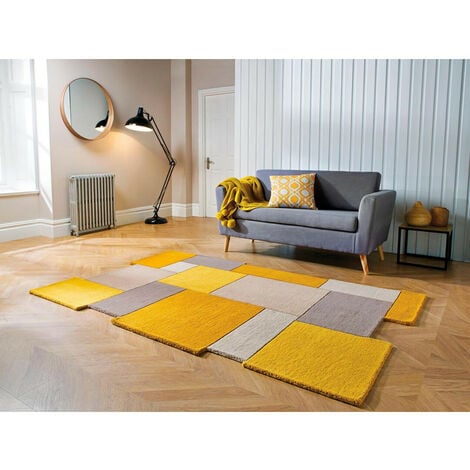 Tapis Design Géométrique Moderno beige Gigi