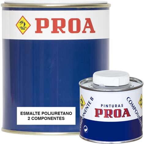 ESMALTE POLIURETANO DOS COMPONENTES BRILLANTE, Azul Eléctrico RAL 5010 4,6lts