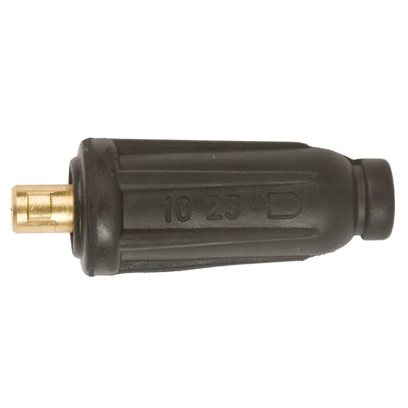 Connecteur mâle Ø9 pour câbles soudage 10-25 mm²