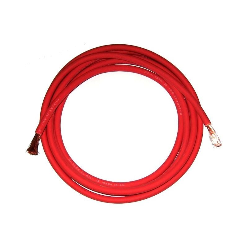 Câble soudage souple 16 mm² Rouge vente au mètre