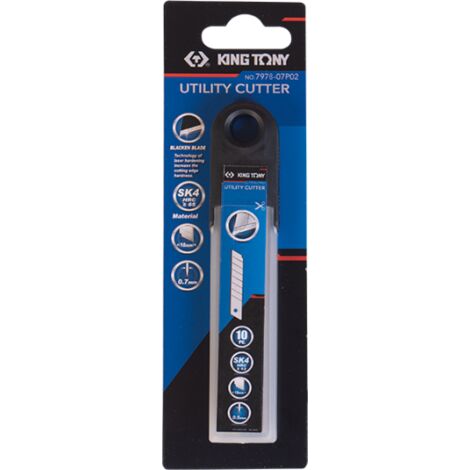 Etui de 10 lames de cutter sécables en SK4 King Tony (1/2)